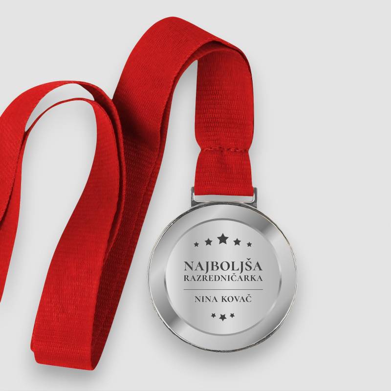 Personalizirana medalja - Najboljša razredničarka