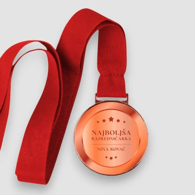 Personalizirana medalja - Najboljša razredničarka