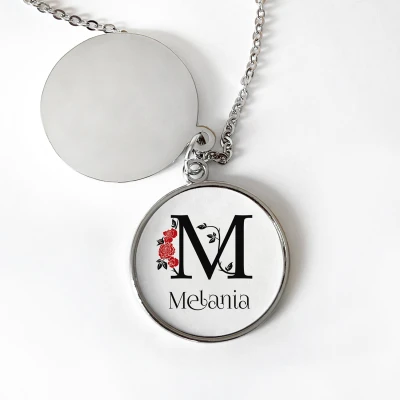 Personaliziran Medaljon - Začetnica in Ime