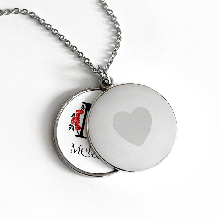 Personaliziran Medaljon - Začetnica in Ime