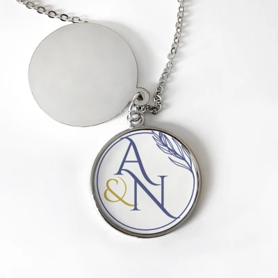 Personaliziran Medaljon - Dve Začetnici