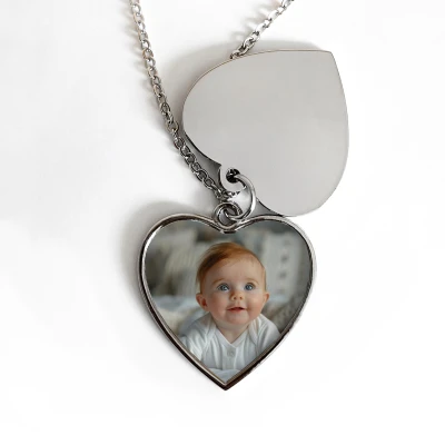 Personaliziran Medaljon v Obliki Srca - Blizu Tebi