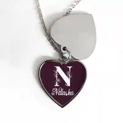 Personaliziran Medaljon v Obliki Srca - Osebni Simbol