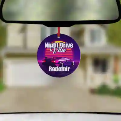 Personaliziran avto osvežilec - Nočna vožnja