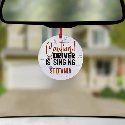 Personaliziran avto osvežilec - Previdnost