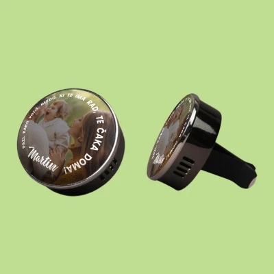 Dišeči avtomobilski osvežilec - Sporočilo s sliko