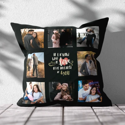 Personalizirana blazina - Ljubezen je zaradi tebe