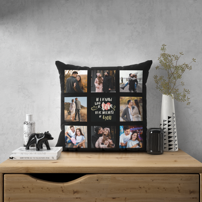 Personalizirana blazina - Ljubezen je zaradi tebe