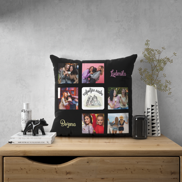 Personalizirana blazina - Najboljši sestrici