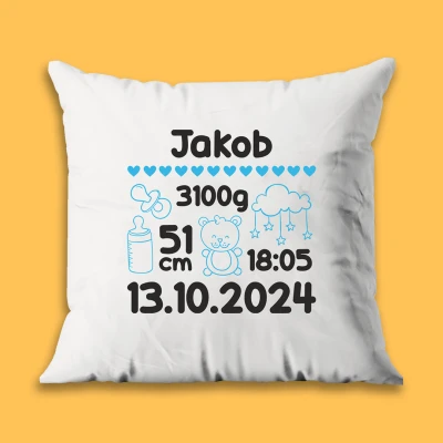 Prilagojena blazina - Baby Boy