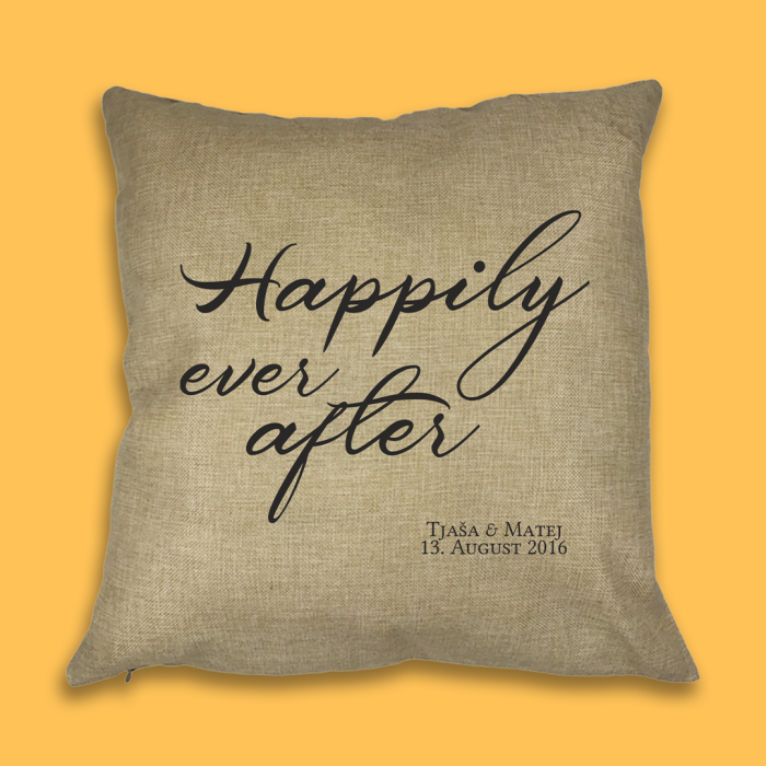 Prilagojena blazina - Happily ever after