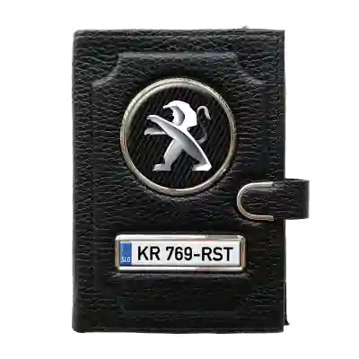 Denarnica s predalom za denar s sponko - PEUGEOT