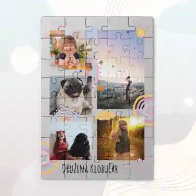 Personalizirana sestavljanka s spomini iz družine