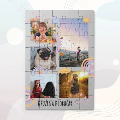 Personalizirana sestavljanka s spomini iz družine