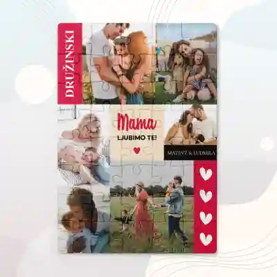 Personalizirana sestavljanka za mamo