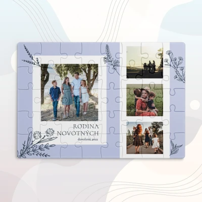 Personalizirana sestavljanka s slikami iz počitnic