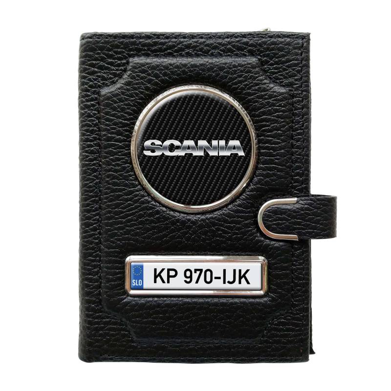 Denarnica s predalom za denar s sponko - Scania