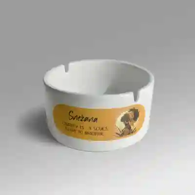 Personaliziran keramični pepelnik - Liberty