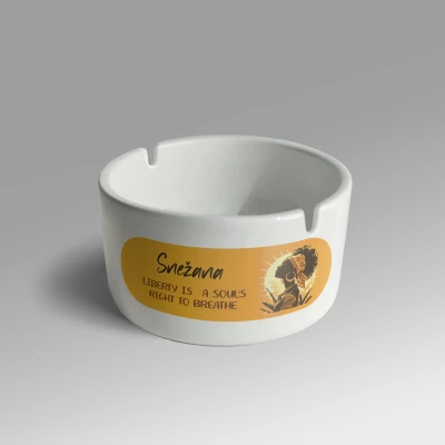 Personaliziran keramični pepelnik - Liberty