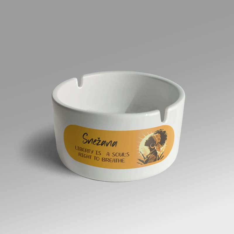 Personaliziran keramični pepelnik - Liberty