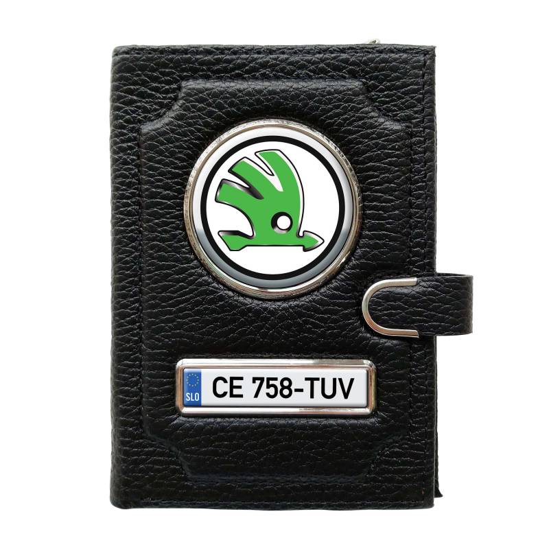 Denarnica s predalom za denar s sponko - SKODA