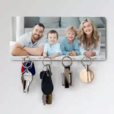 Personalizirano stojalo za ključe - Z eno samo sliko