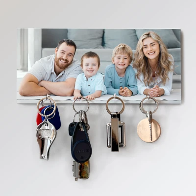 Personalizirano stojalo za ključe - Z eno samo sliko