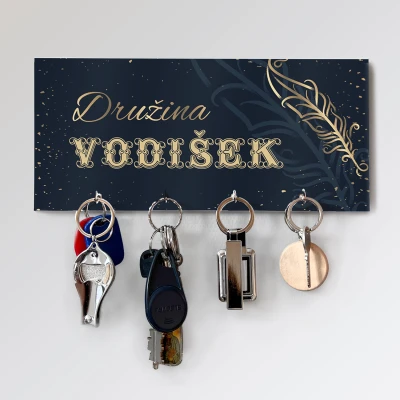 Personalizirano stojalo za ključe - Naša družina