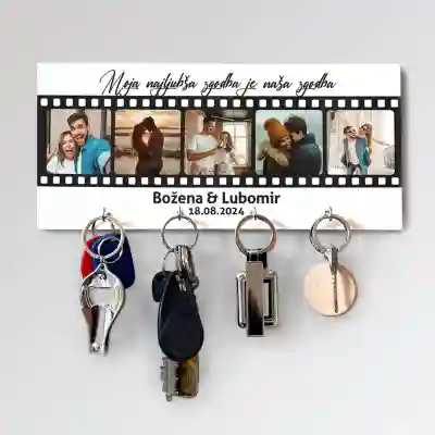 Personalizirano stojalo za ključe - Filmski trak