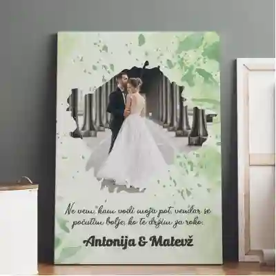 Platnena slika - Zaljubljeni