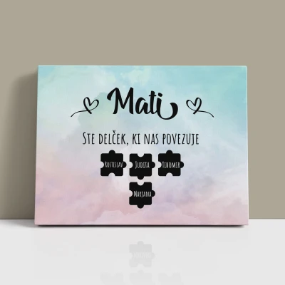 Platnena slika - Mama