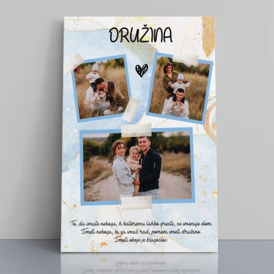 Platnene slike - Družina