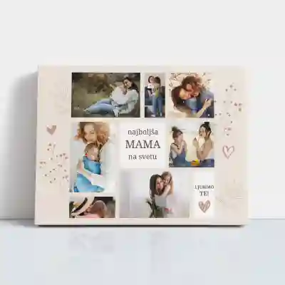 Platnene slike - Najboljša mama