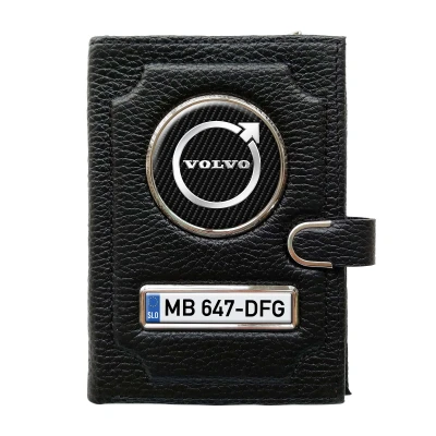 Denarnica s predalom za denar s sponko - Volvo Silver