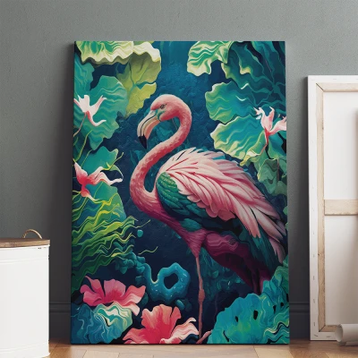 Personalizirano platno - Flamingo
