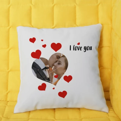 Blazina po meri s sliko in srčki