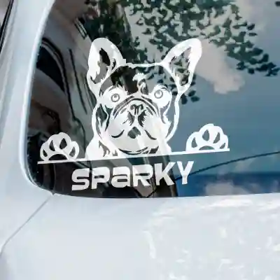 Nalepka za avto - Francoski buldog