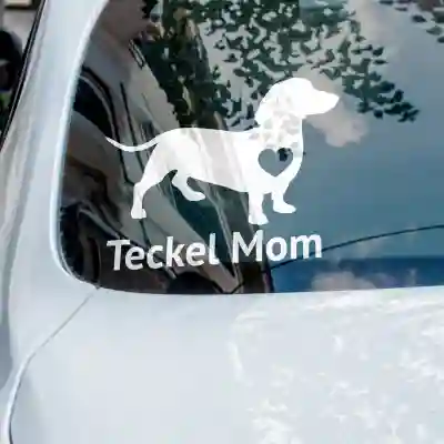 Nalepka za avto - Teckel Mom