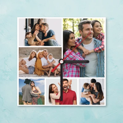 Personalizirana ura s 6 fotografijami