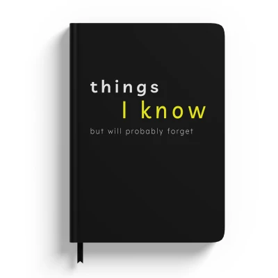 Personalizirani dnevniki - Stvari, ki jih vem