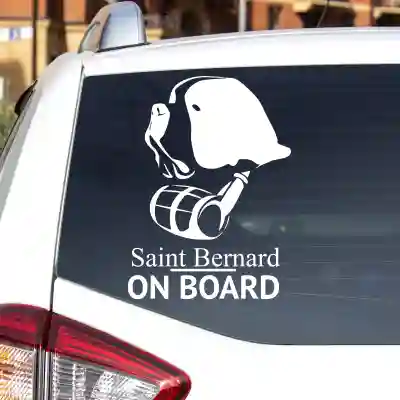 Nalepka za avto - Saint Bernard