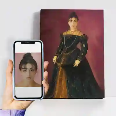 Personalizirana kraljevska slika – Plemenita dama