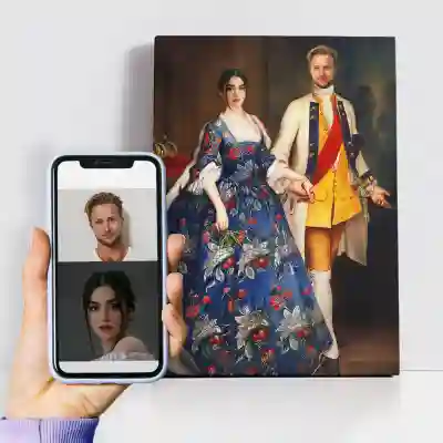 Personalizirana kraljevska slika – Plemiška družina