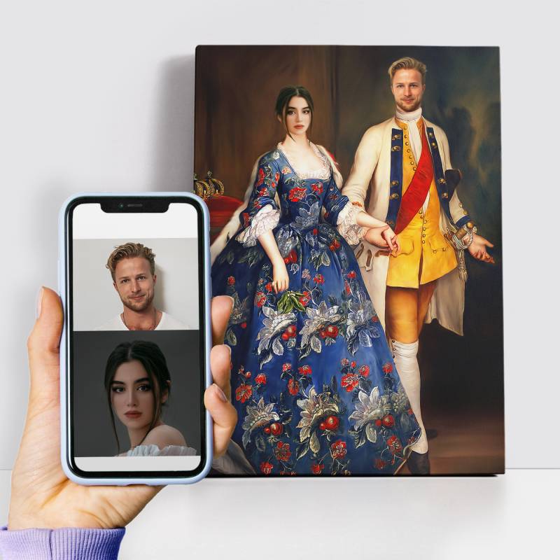 Personalizirana kraljevska slika – Plemiška družina