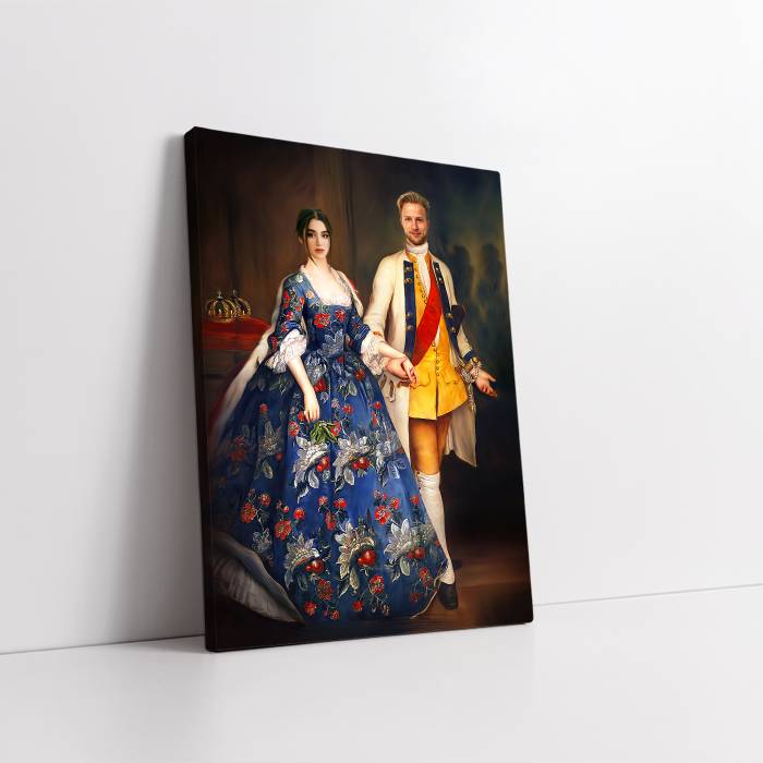Personalizirana kraljevska slika – Plemiška družina