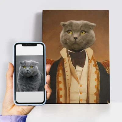 Personalizirana kraljevska slika – Aristokratski pes