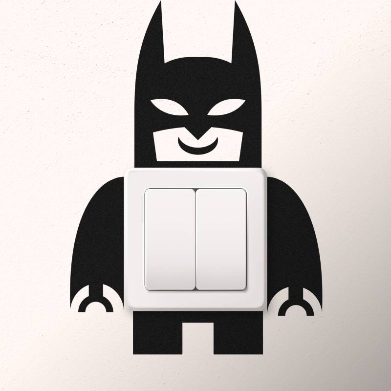 Stenska nalepka za stikalo Batman