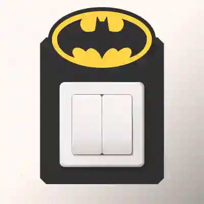 Stenska nalepka za stikalo Batman