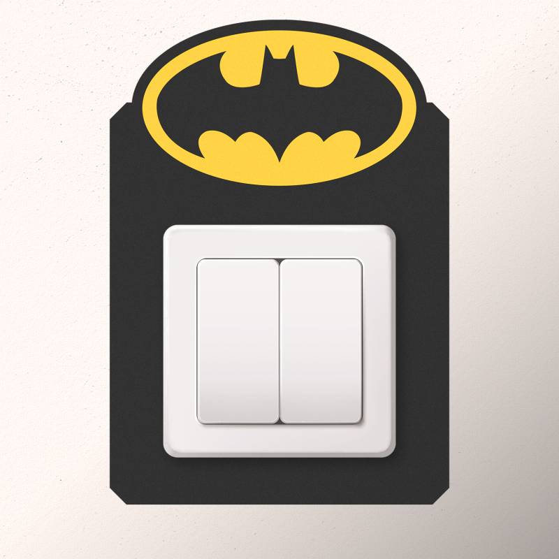 Stenska nalepka za stikalo Batman