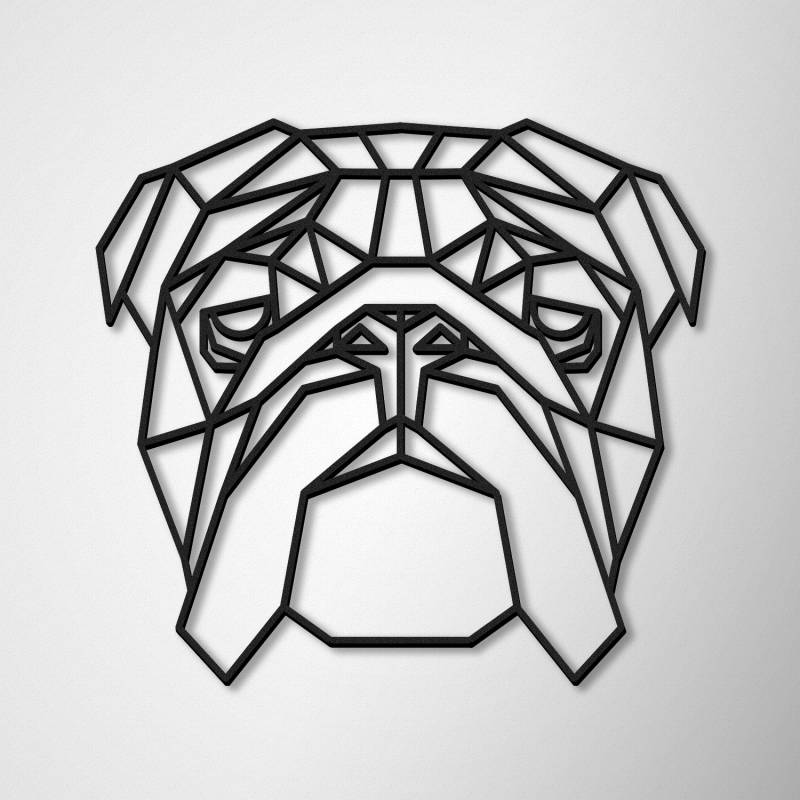 Stenska dekoracija - Buldog
